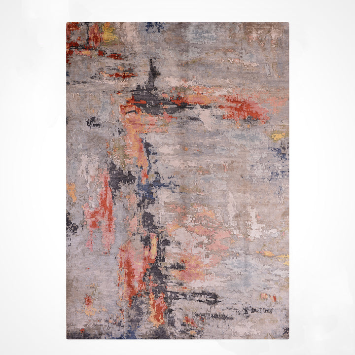 New Diamond Original Hand Woven Multi Wool Bamboo Carpet 270x365 9.86 Square Meters - 9x12 ft