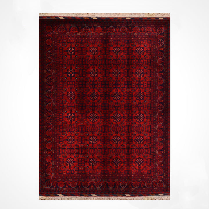 Afghan Carpet Bilcik Original Hand-Woven Vegetable Dyed Wool 169x239 4.04 Square Meters - 6x8 ft