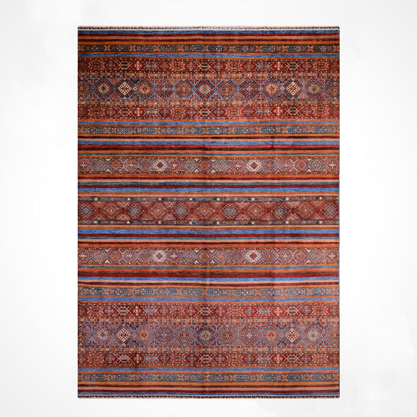 Khorjin Orijinal El Dokuması Multi Kök Boya Yün Halı 266x355 9.44 Metrekare - 8x11 ft