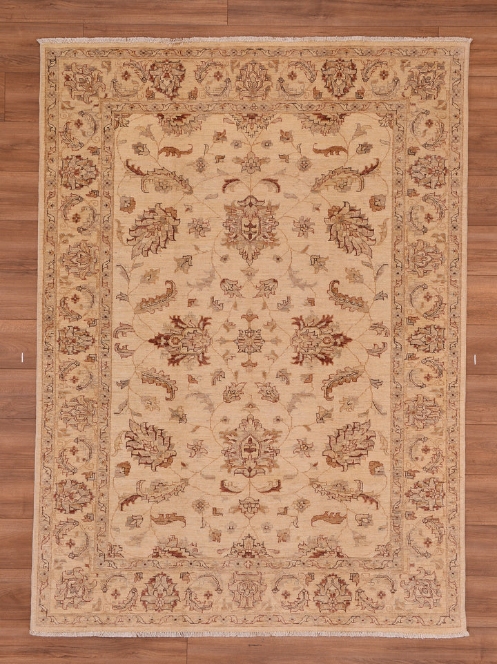 Uşak Original Hand Woven Pastel Vegetable Dyed Wool Carpet 167x229 3.82 Square Meters - 6x8 ft