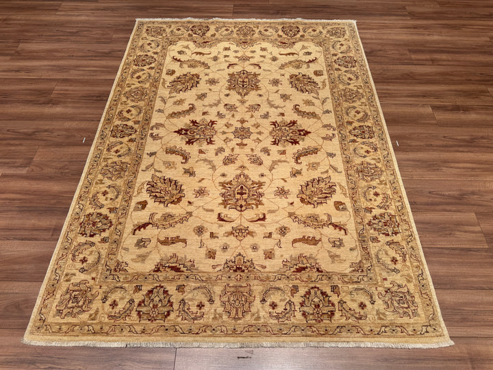 Uşak Original Hand Woven Pastel Vegetable Dyed Wool Carpet 167x229 3.82 Square Meters - 6x8 ft