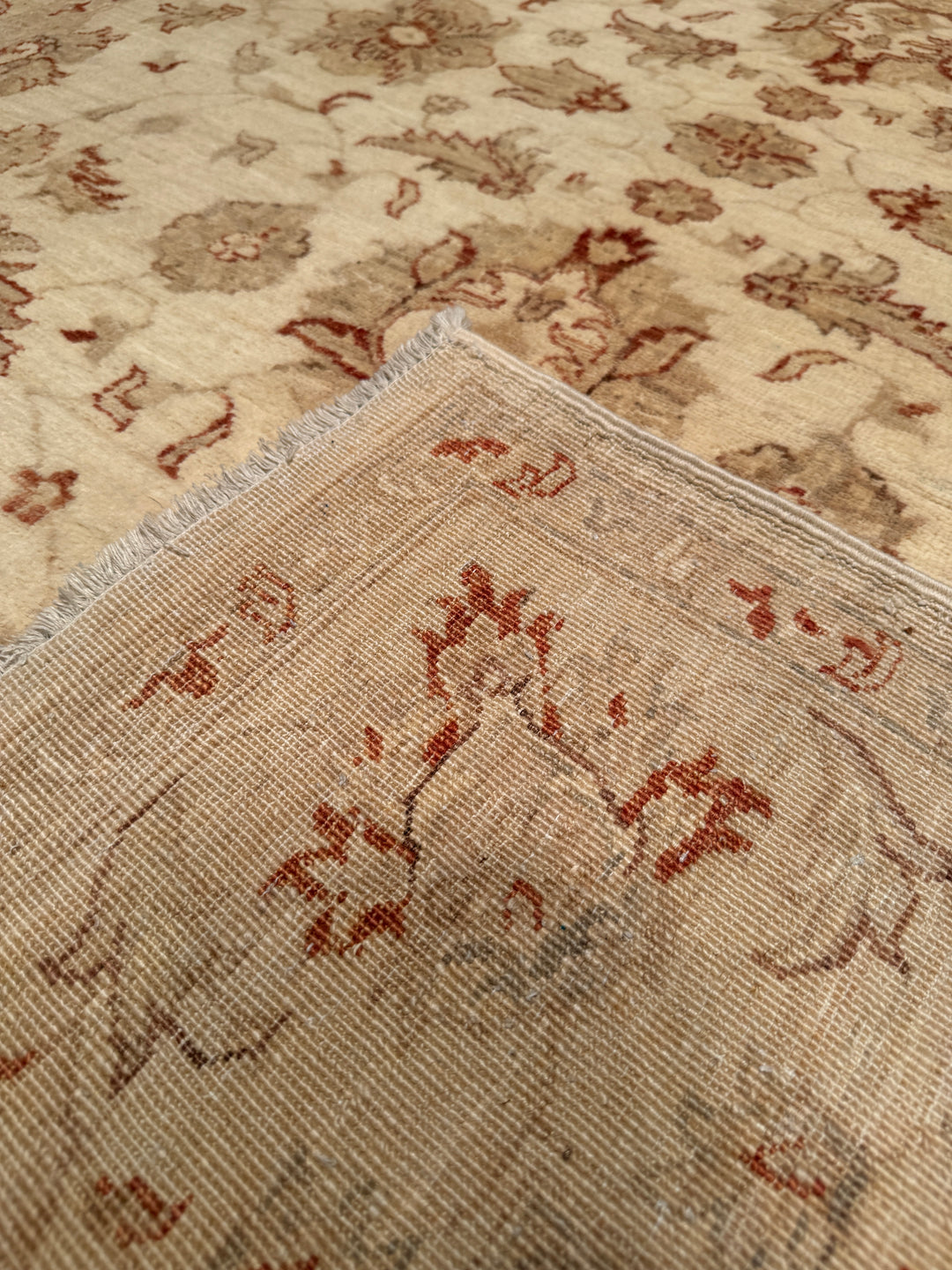 Uşak Original Hand Woven Pastel Vegetable Dyed Wool Carpet 171x245 4.19 Square Meters - 6x8 ft