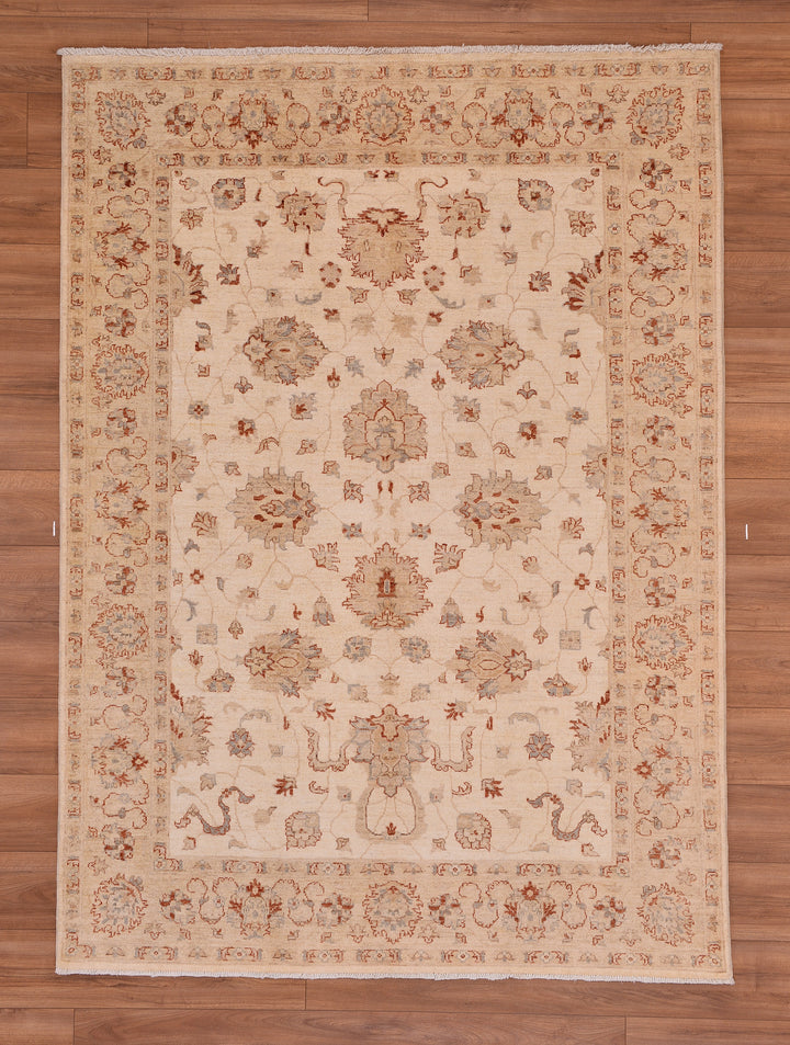 Uşak Original Hand Woven Pastel Vegetable Dyed Wool Carpet 168x233 3.91 Square Meters - 6x8 ft