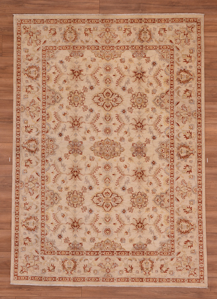 Uşak Original Hand Woven Pastel Vegetable Dyed Wool Carpet 170x239 4.06 Square Meters - 6x8 ft