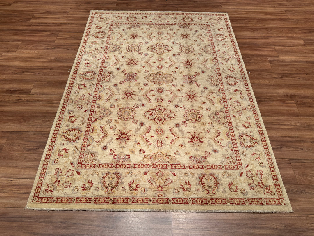 Uşak Original Hand Woven Pastel Vegetable Dyed Wool Carpet 170x239 4.06 Square Meters - 6x8 ft