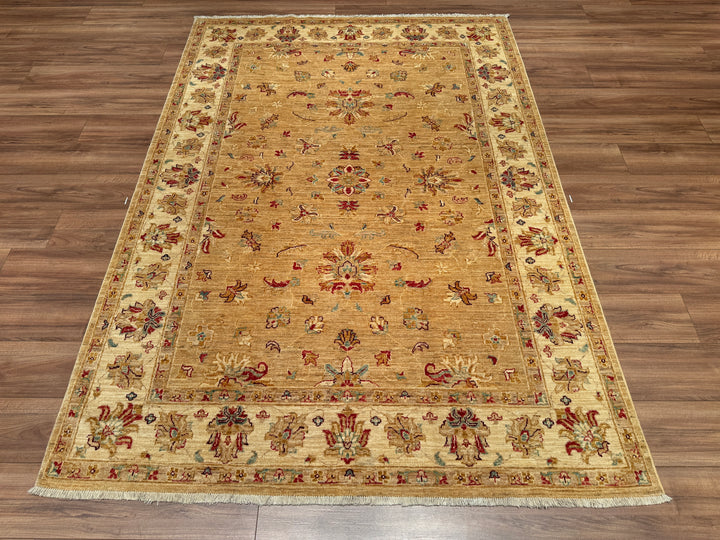 Uşak Original Hand Woven Pastel Vegetable Dyed Wool Carpet 171x245 4.19 Square Meters - 6x8 ft