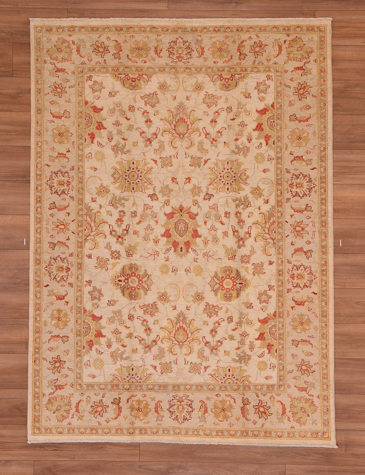 Uşak Original Hand Woven Pastel Vegetable Dyed Wool Carpet 168x233 3.91 Square Meters - 6x8 ft