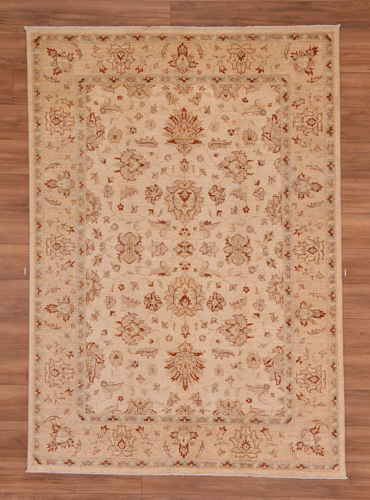 Uşak Original Hand Woven Pastel Vegetable Dyed Wool Carpet 171x243 4.16 Square Meters - 6x8 ft