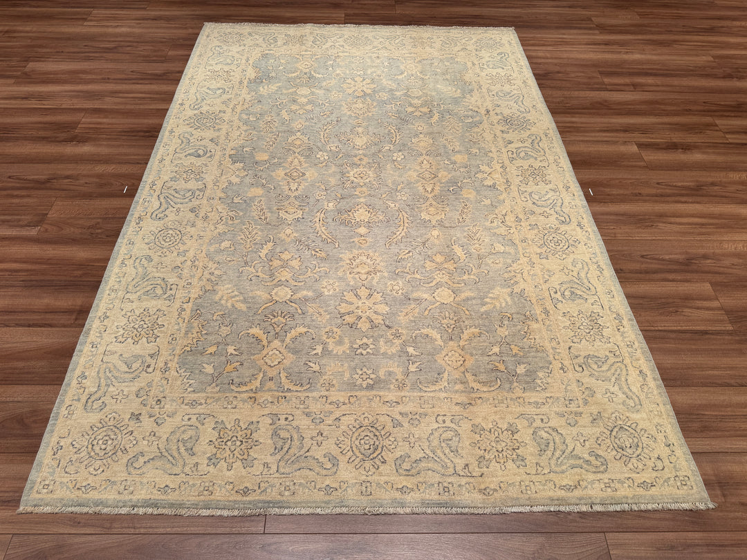 Uşak Original Hand Woven Pastel Vegetable Dyed Wool Carpet 167x246 4.11 Square Meters - 6x8 ft