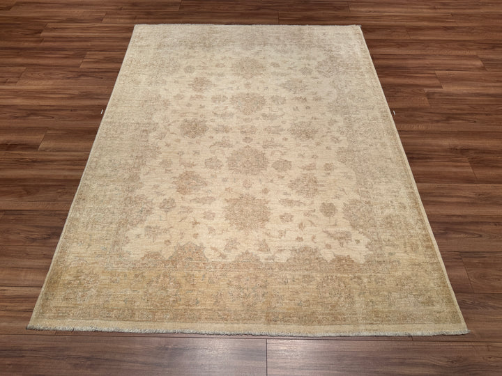 Uşak Original Hand Woven Pastel Vegetable Dyed Wool Carpet 171x225 3.85 Square Meters - 6x8 ft