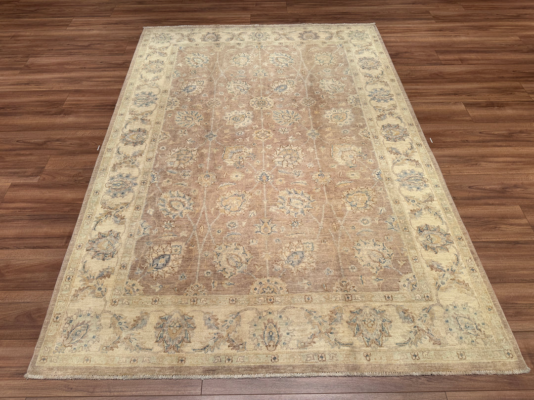 Uşak Original Hand Woven Pastel Vegetable Dyed Wool Carpet 171x243 4.16 Square Meters - 6x8 ft