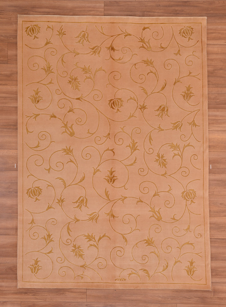 Dalyana Original Hand Woven Pastel Wool Bamboo Carpet 171x243 4.30 Square Meters - 5x8 ft