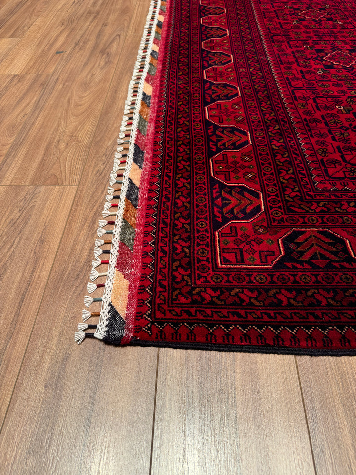 Afghan Carpet Hamyap Original Hand Woven Vegetable Dyed Wool 181x236 4.27 Square Meters - 6x8 ft