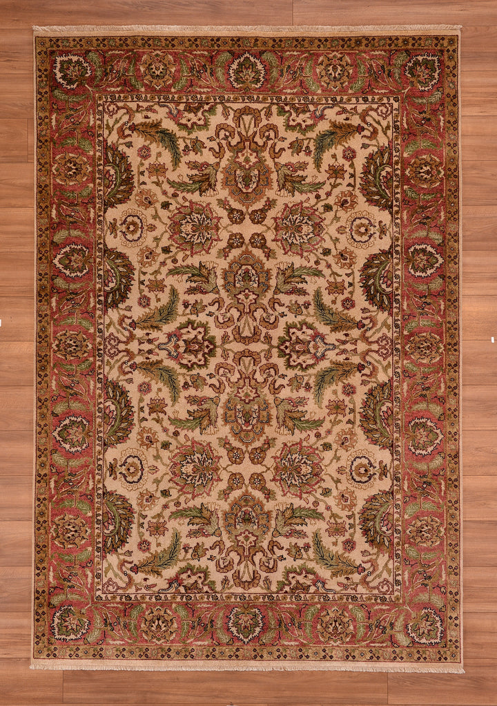 Uşak Original Hand Woven Brown Vegetable Dyed Wool Carpet 184x271 4.99 Square Meters - 6x8 ft