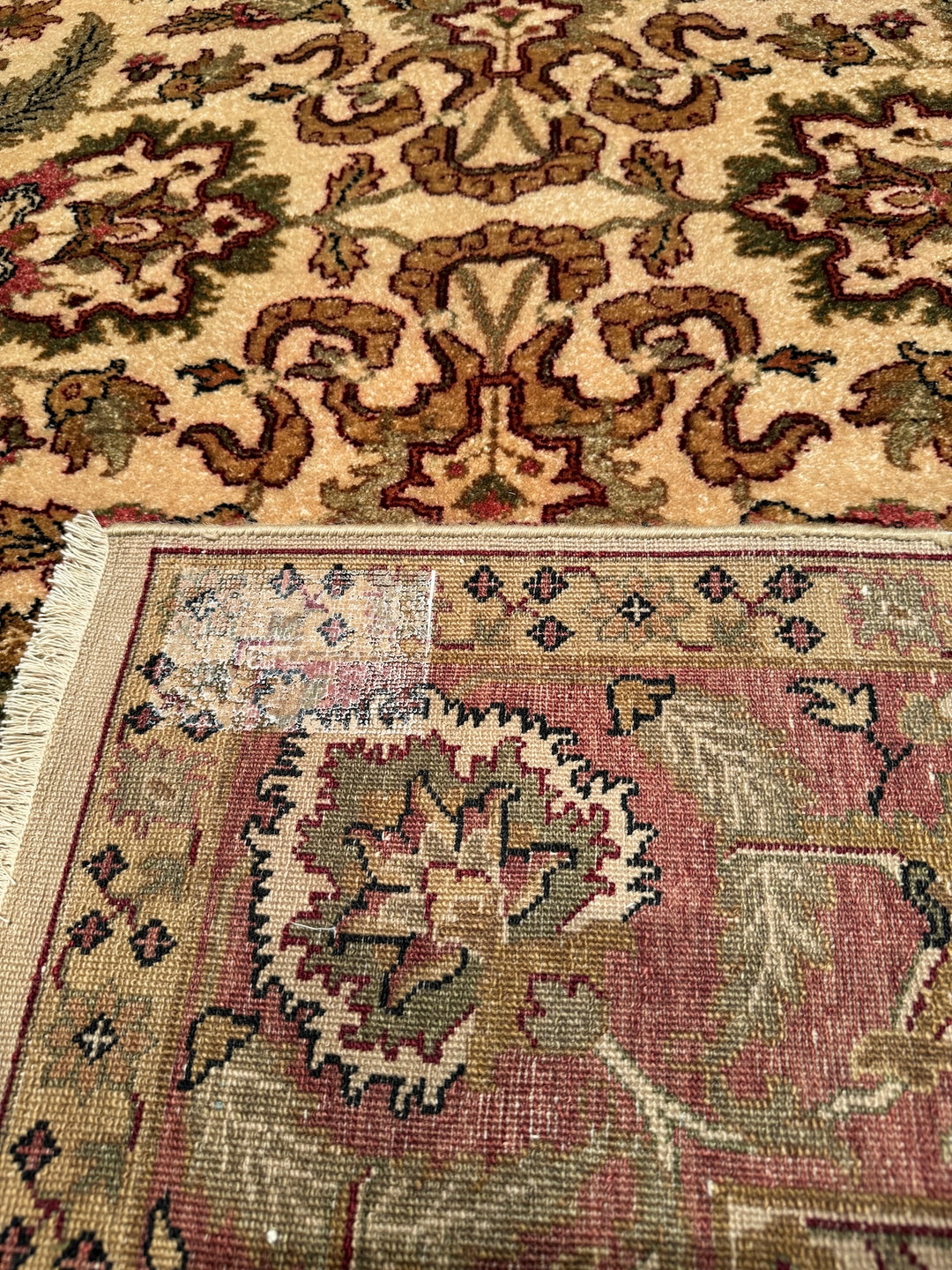 Uşak Original Hand Woven Brown Vegetable Dyed Wool Carpet 184x271 4.99 Square Meters - 6x8 ft