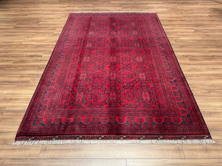 Afghan Carpet Hamyap Original Hand Woven Vegetable Dyed Wool 200x297 5.94 Square Meters - 6x10 ft