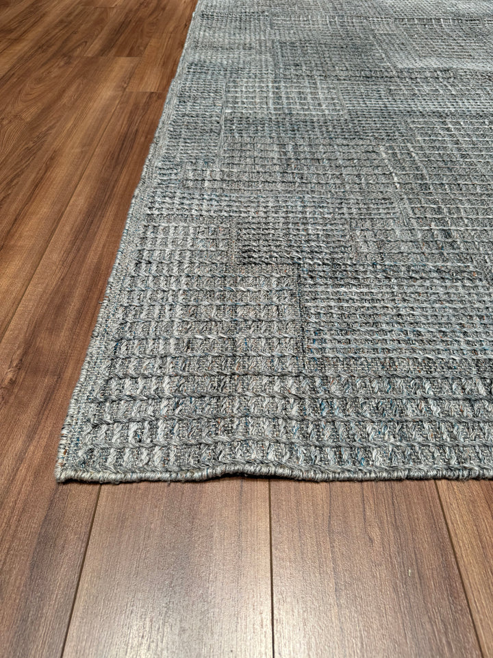 Scandinavian Original Hand Woven Gray Wool Carpet 250x310 7.75 Square Meters - 8x10 ft