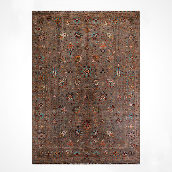 Sultani One Thousand and One Nights Original Handwoven Earth Dye Wool Rug 270x367 cm (9.91 square meters) - 9x12 ft 