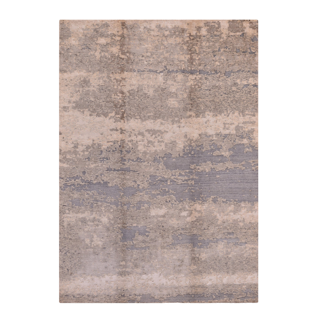 New Diamond Orijinal El Dokuması Gri Yün Bambu Halı 170x240 4.08 Metrekare - 5x8 ft