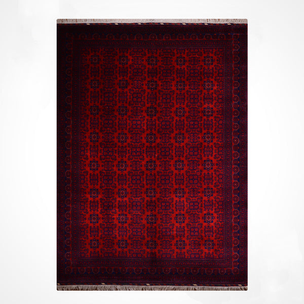 Afgan Halısı Bilcik Orijinal El Dokuması Kök Boya Yün 251x345 8.66 Metrekare - 8x12 ft