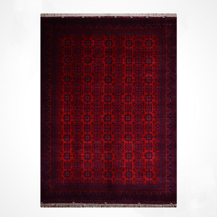 Afgan Halısı Bilcik Orijinal El Dokuması Kök Boya Yün 251x345 8.66 Metrekare - 8x12 ft