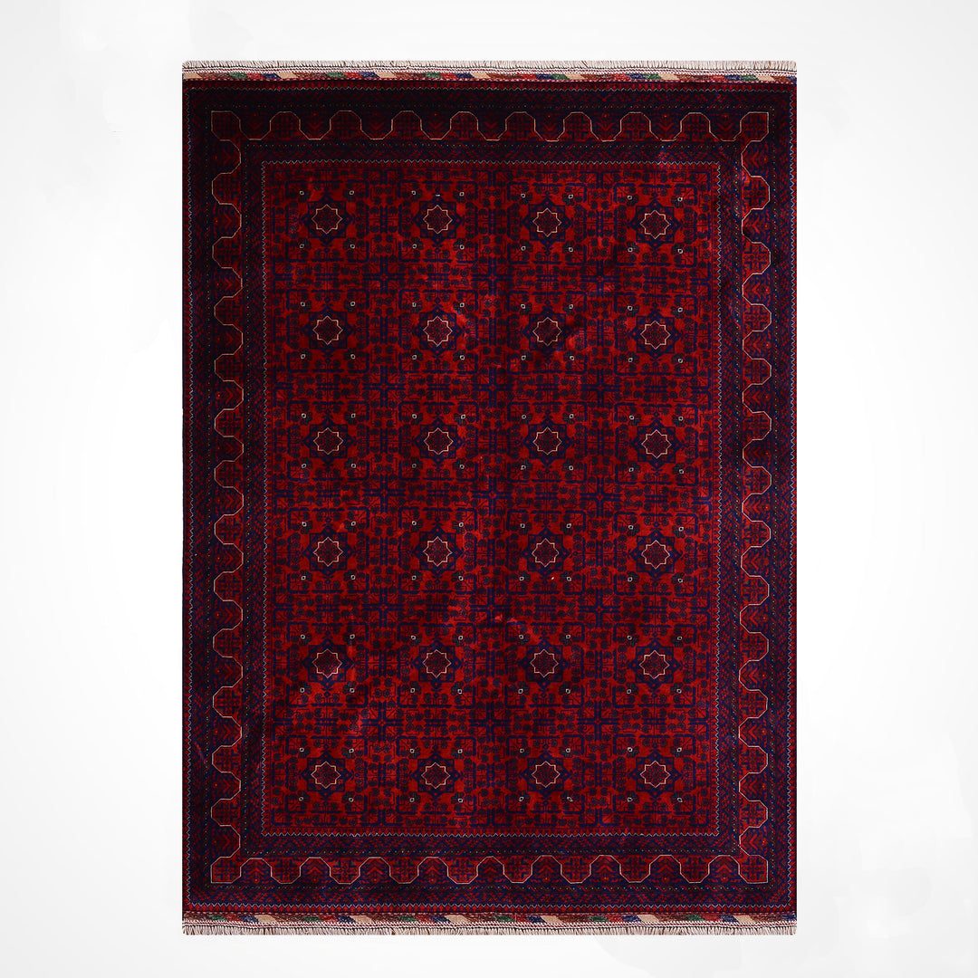 Afgan Halısı Bilcik Orijinal El Dokuması Kök Boya Yün 171x242 4.14 Metrekare - 6x8 ft