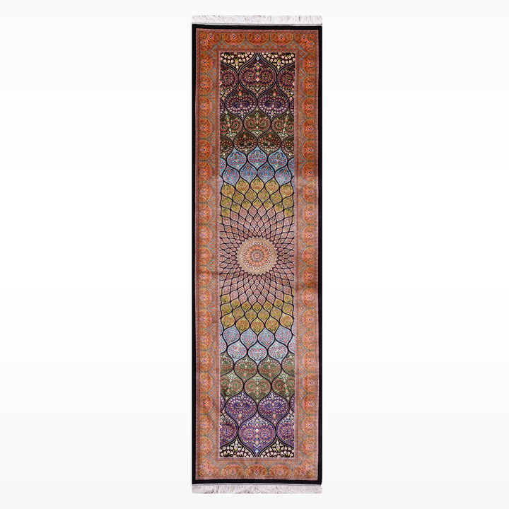 İran Gümbed Multi Modal İpeği Halı 0.80x300 2.4 Metrekare - 3x10 ft