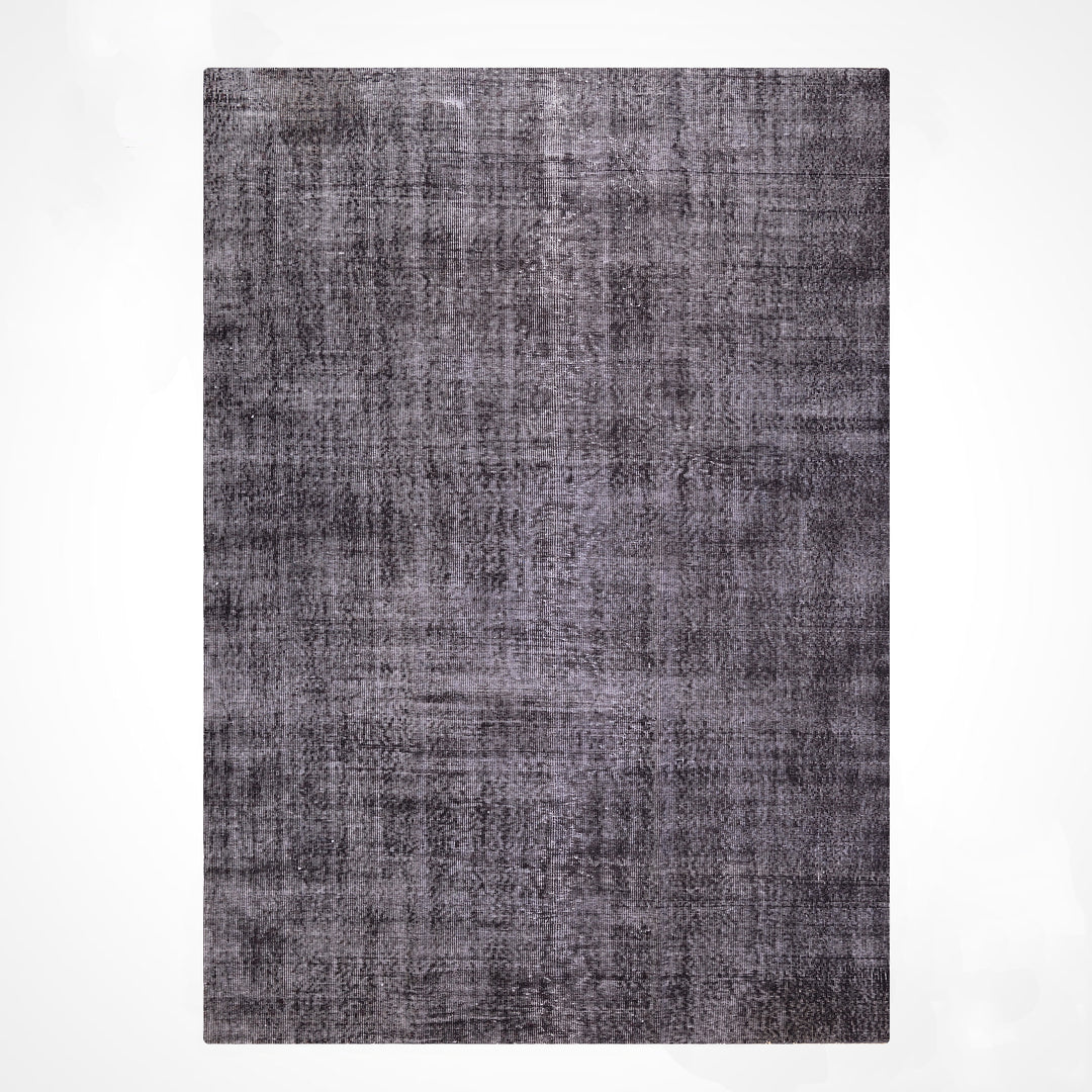 Orijinal Vintage Gri Kök Boya Yün El Dokuma Halı 185x283 5.23 Metrekare - 6x8 ft