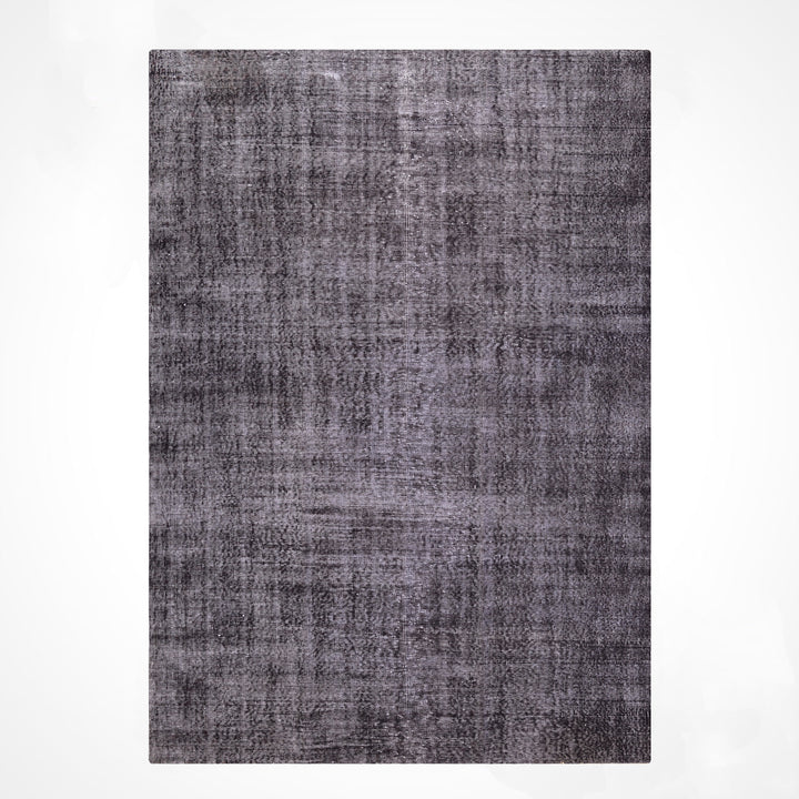 Orijinal Vintage Gri Kök Boya Yün El Dokuma Halı 185x283 5.23 Metrekare - 6x8 ft