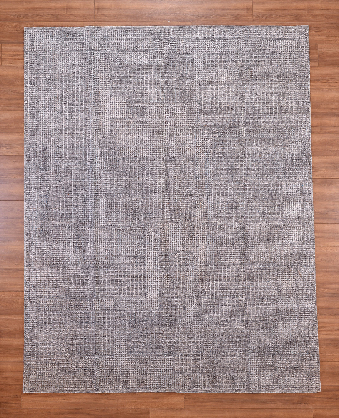 Scandinavian Original Hand Woven Gray Wool Carpet 250x310 7.75 Square Meters - 8x10 ft