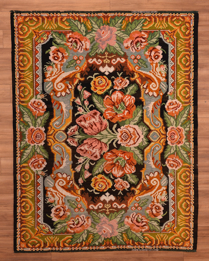 Karabağ Orjinal El Dokuması Kilim 191x250 4.78 Metrekare - 5x8 ft