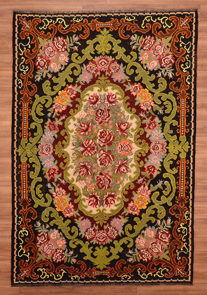 Karabağ Orjinal El Dokuması Kilim 215x318 6.84 Metrekare - 6x10 ft