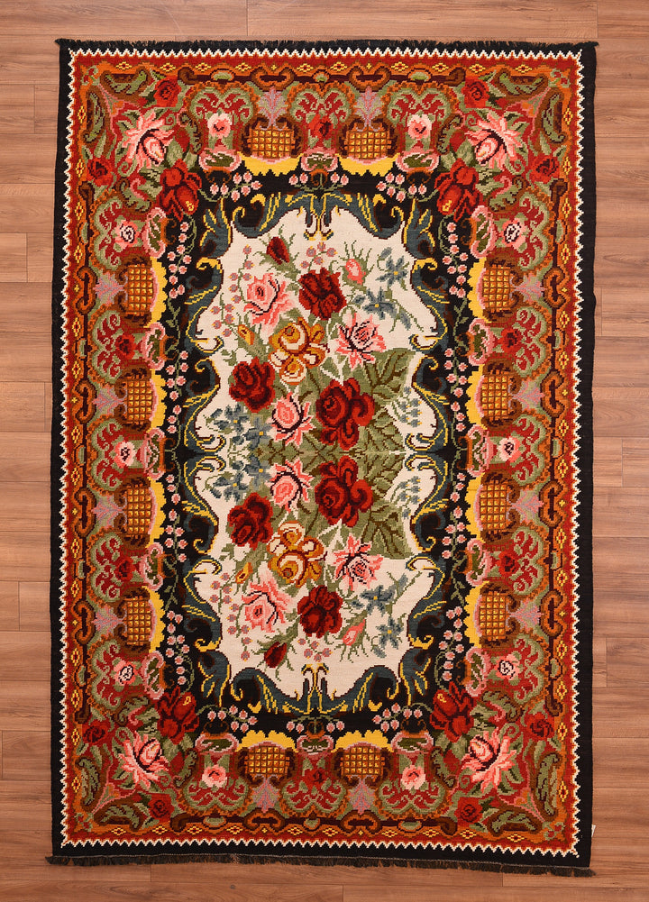 Karabağ Orjinal El Dokuması Kilim 211x311 6.56 Metrekare - 6x10 ft