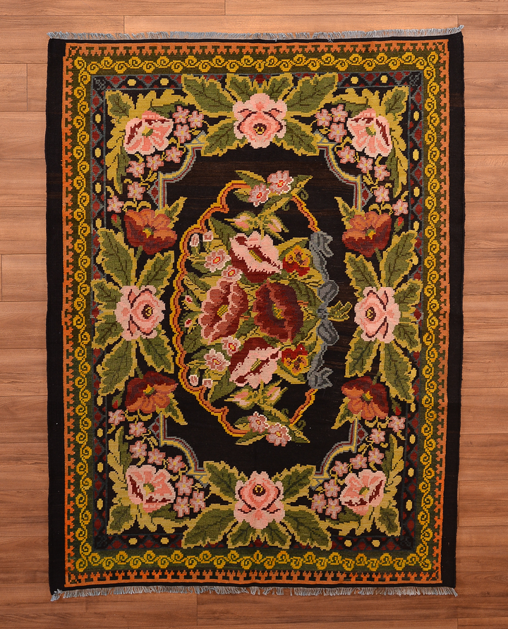 Karabağ Orjinal El Dokuması Kilim  171x226 3.86 Metrekare - 5x7 ft