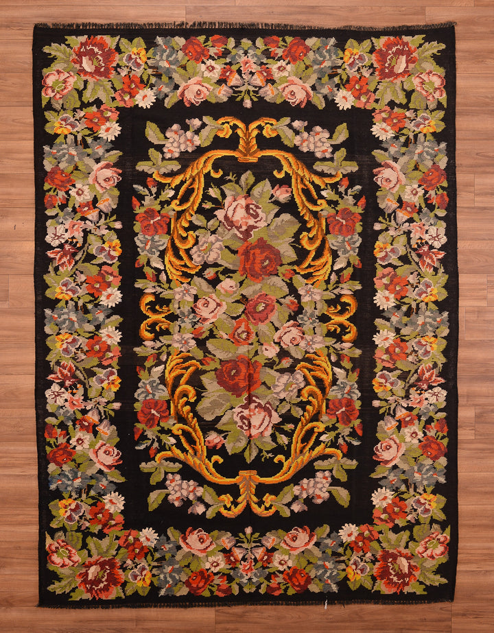 Karabağ Orjinal El Dokuması Kilim 246x332 8.16 Metrekare - 8x11 ft