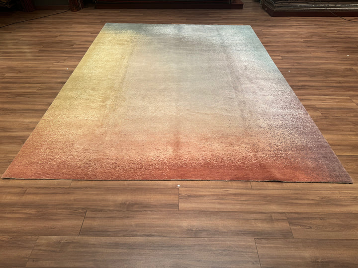 New Diamond Original Hand Woven Multi Wool Bamboo Carpet 275x376 10.34 Square Meters - 10x14 ft