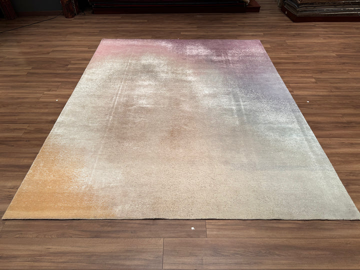 New Diamond Original Hand Woven Multi Wool Bamboo Carpet 250x312 7.80 Square Meters - 8x10 ft