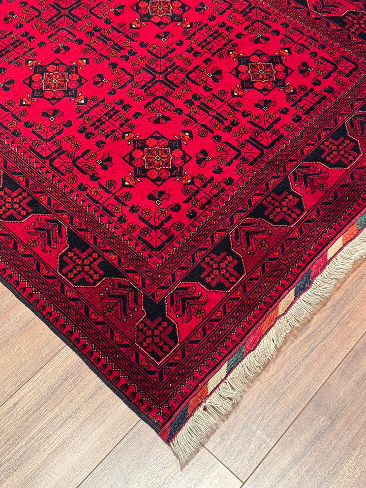 Afgan Halısı Bilcik Orijinal El Dokuması Kök Boya Yün 120x186 2.23 Metrekare - 3x5 ft