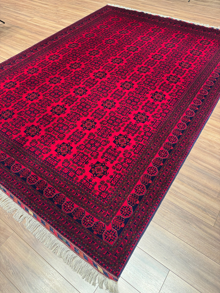 Afgan Halısı Bilcik Orijinal El Dokuması Kök Boya Yün 251x345 8.66 Metrekare - 8x12 ft