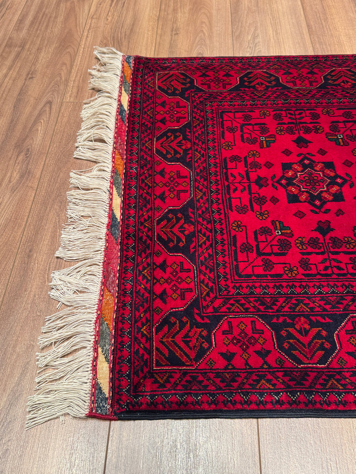 Afgan Halısı Yolluk Bilcik Orijinal El Dokuması Kök Boya Yün 0.81x300 2.43 Metrekare - 3x10 ft