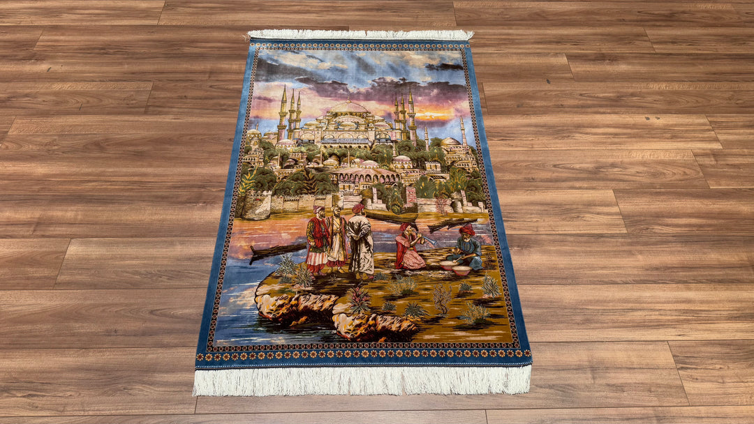 İstanbul Manzarası 100x150 1.5 Metrekare - 3x5 ft