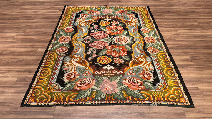 Karabağ Orjinal El Dokuması Kilim 191x250 4.78 Metrekare - 5x8 ft