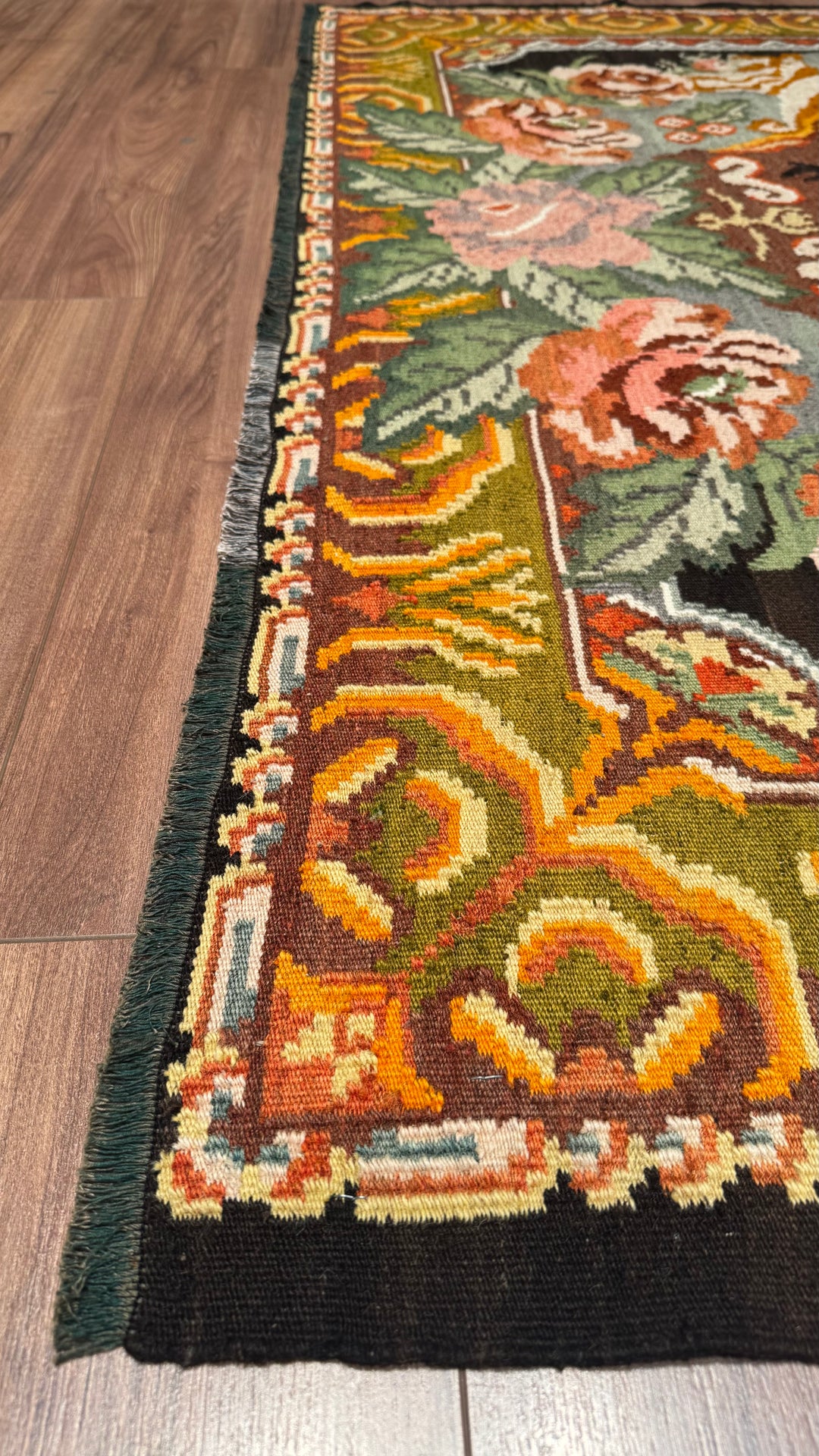 Karabağ Orjinal El Dokuması Kilim 191x250 4.78 Metrekare - 5x8 ft