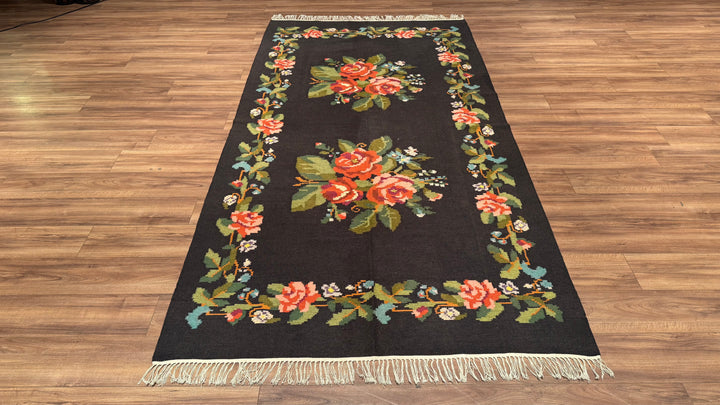 Karabağ Orjinal El Dokuması Kilim 150x300 4.71 Metrekare - 5x10 ft