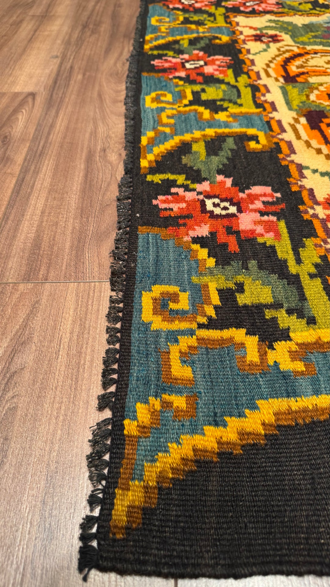 Karabağ Orjinal El Dokuması Kilim 136x202 2.74 Metrekare - 4x6 ft