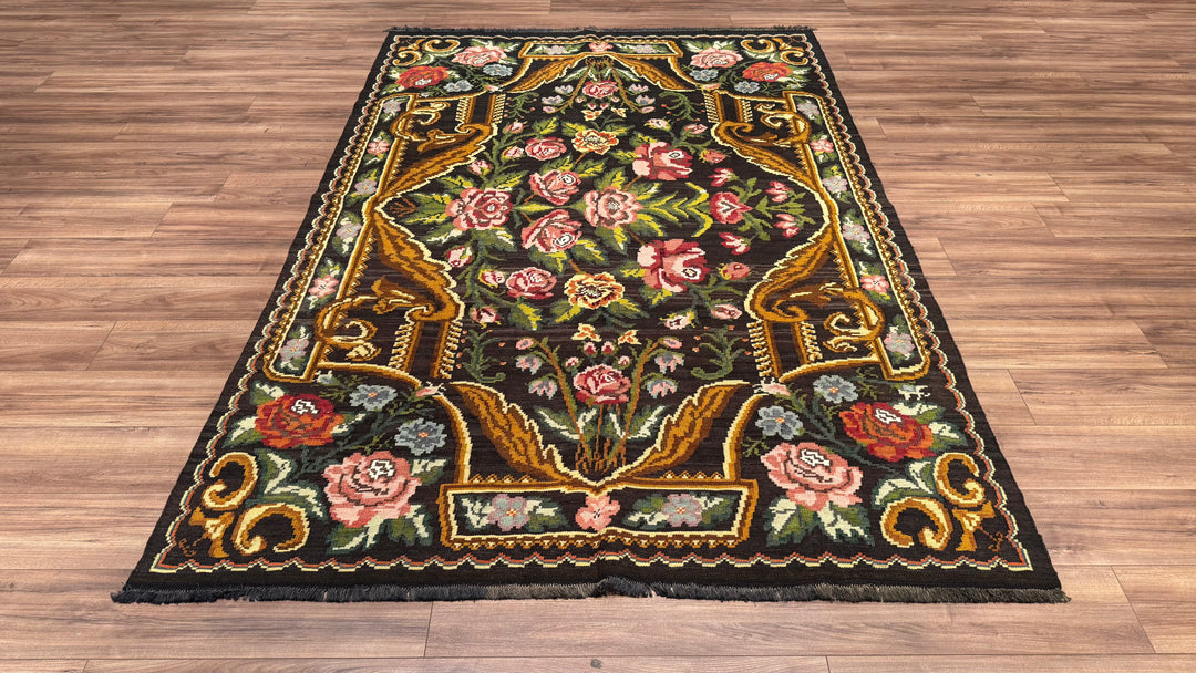 Karabağ Orjinal El Dokuması Kilim 185x275 5.09 Metrekare - 6x9 ft