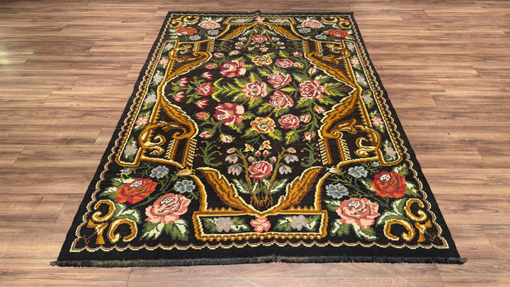 Karabağ Orjinal El Dokuması Kilim 185x275 5.09 Metrekare - 6x9 ft