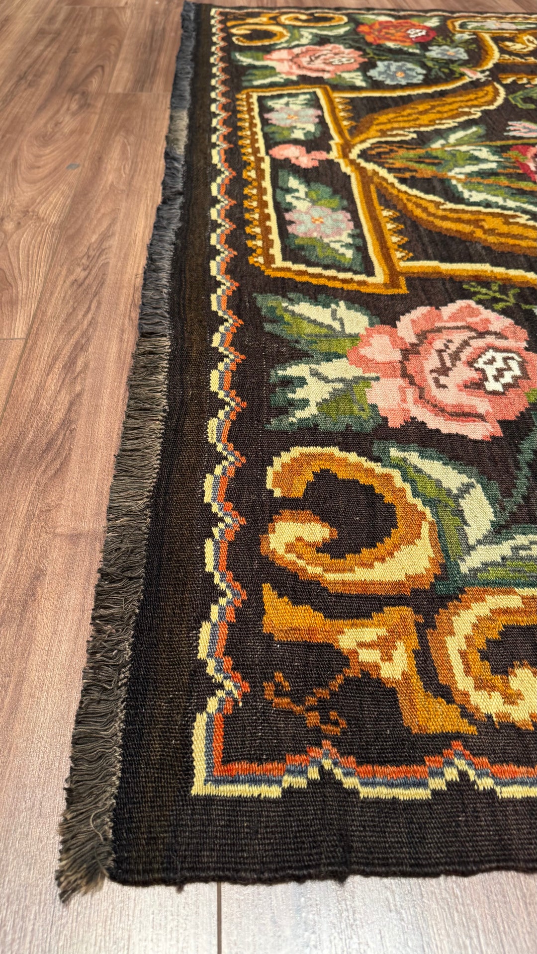 Karabağ Orjinal El Dokuması Kilim 185x275 5.09 Metrekare - 6x9 ft