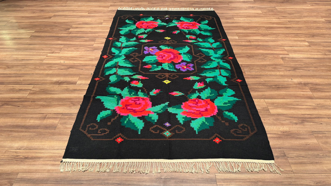 Karabağ Orjinal El Dokuması Kilim 160x275 4.40 Metrekare - 5x9 ft