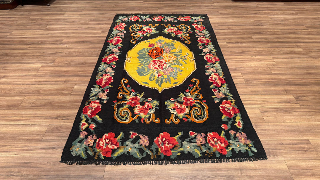 Karabağ Orjinal El Dokuması Kilim 161x298 4.79 Metrekare - 6x10 ft